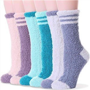 Dame Vinter Fuzzy Sokker